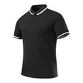 thumbnail image 2 of pstuiky Camisa de manga corta para hombre, Camisa de manga corta con solapa, ligera, transpirable y de color liso para hombre camisas casuales para hombre xl, 2 of 3