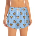thumbnail image 4 of Lsque Terrier Printed Women's Running Shorts with Liner Pockets,Elastic Quick Dry Workout Athletic Gym Yoga Shorts,Womens High Waist Shorts-Medium, 4 of 9