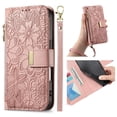 thumbnail image 4 of Flip Case for FOXDOCK OPPO Reno 13 Kickstand Viewing Full Protection Wallet Function Gift Choice Floral Embossed, 4 of 6