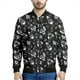 thumbnail image 2 of Chaqueta con estampado de cohetes de dibujos animados para hombres y mujeres, abrigo con estampado 3D brillante, chaqueta informal de gran tamaño estilo Harajuku con cremallera para niños, mangas larg, 2 of 5