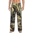 thumbnail image 2 of Lsque Epic Dragon Skull Scene Print Men's Pajama Pants, Lounge Pant - Comfortable Home Wear,Elastic Waistband, Stylish Design-XX-Large, 2 of 9