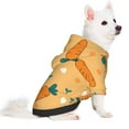 thumbnail image 5 of Cauagu Love Carrot Pattern Winter Pet Hoodie Sweatshirts- Dog Hoodie Sweater with Leash Hole - Cute Dog Hoodie - Pet Clothes Puppy Cat Custume -Medium, 5 of 8