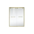 thumbnail image 4 of Elegant Kitchen and Bath Semi-frameless shower door 60 x 76 Brushed Gold, 4 of 12