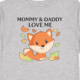 thumbnail image 4 of Inktastic Mommy and Daddy Love Me- little fox Boys or Girls Long Sleeve Toddler T-Shirt, 4 of 5