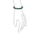 thumbnail image 2 of Bling Jewelry Womens Natural Multi Color 12MM Bead Semi Precious Gemstone Stretch Bracelet for Men, 2 of 5