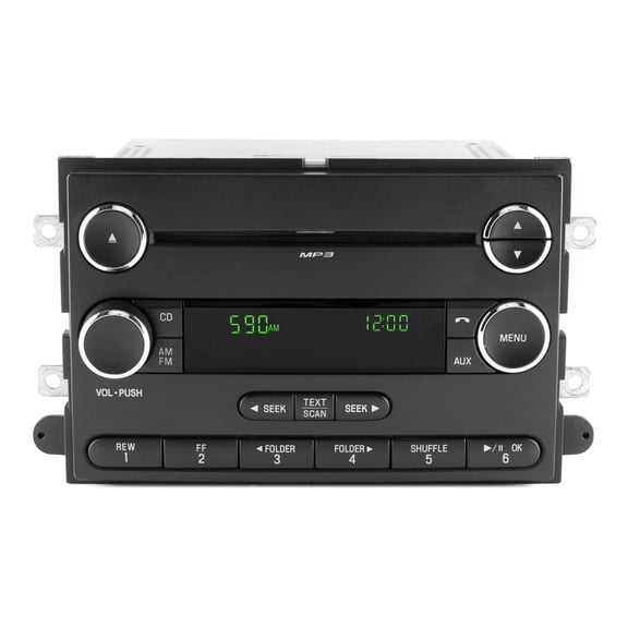 Restored 2009 Ford F250 F350 Super Duty OEM AM FM Single CD Player Radio 9C3T-18C869-AB (Refurbished)