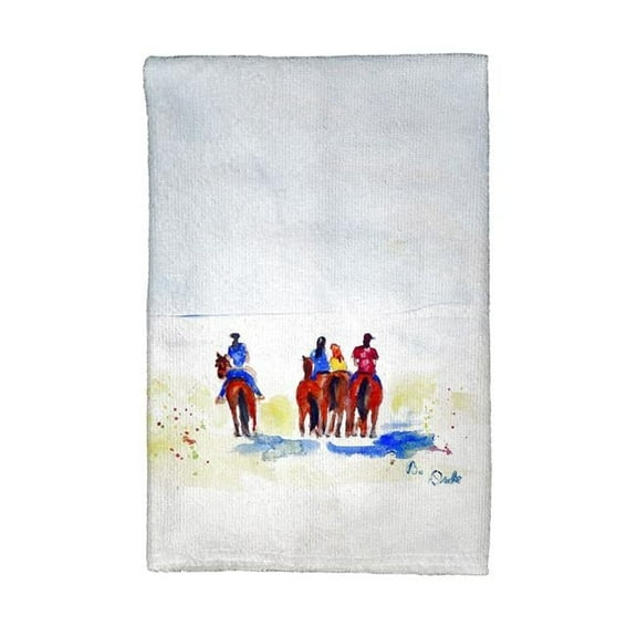 Betsy Drake KT892 Beach Riders Kitchen Towel