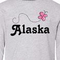 thumbnail image 4 of Inktastic Alaska Butterfly Long Sleeve Youth T-Shirt, 4 of 5