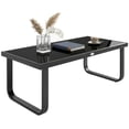 thumbnail image 1 of Outsunny Outdoor Patio Coffee Table, Rectangle Metal Side Table, 1 of 10