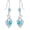 mar.-aquamarine, variant on 925 Sterling Silver Infinity Dangle Drop Earrings Heart Created Birthstone Gemstone Earring Christmas Birthday Jewelry Gifts for Women Wife Mom Nana