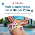 thumbnail image 3 of Charlie Banana Reusable Swim Diaper Snaps Multi-Color Whale on White Size XS (9-14 lbs) 1 Pack, 3 of 3