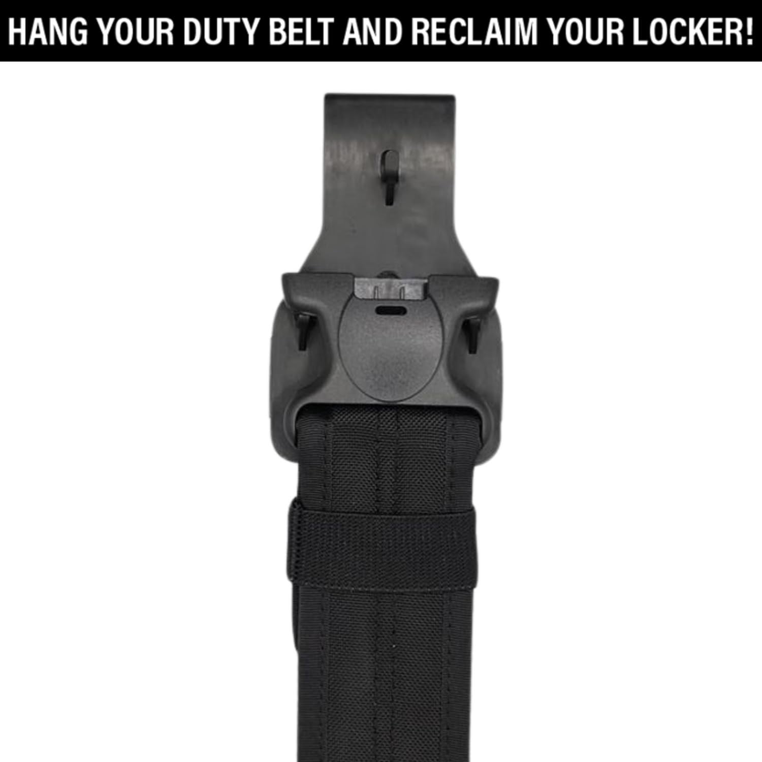 Hero's Pride Locker Clip for Belt and Gear Storage, Holds Up to 75 lbs