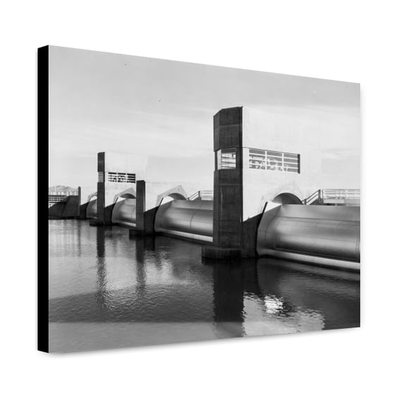 Canvas Print: Imperial Dam, At The All-American Canal Headgates, Calif., Feb