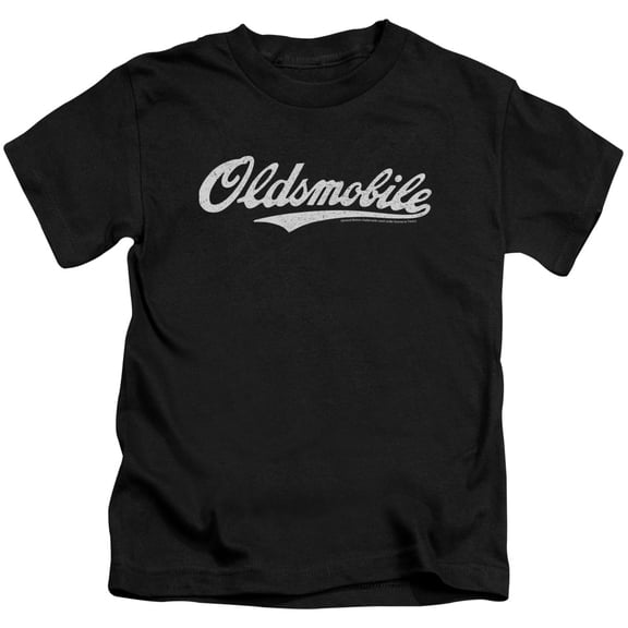 Oldsmobile Oldsmobile Cursive Logo Youth 18/1 T-Shirt Black