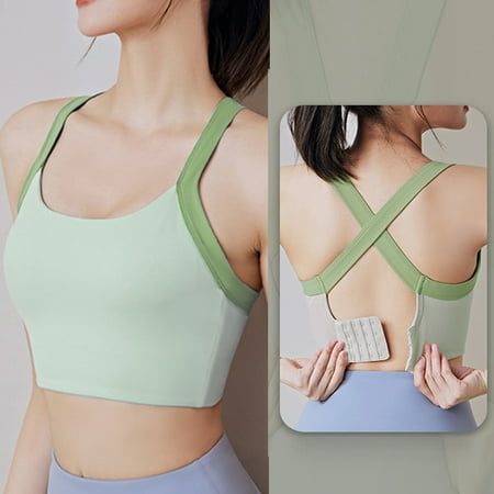 

asdoklhq Sports Bras for Women Plus Size Women s Underwear Thin Large Size No Sponge Side Collection Breathable Upper Collection Auxiliary Breast Gathered Anti-sagging No Steel Ring Bra