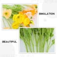 thumbnail image 3 of Milisten 8Ud Flores Artificiales Para De Fiesta Y Ambiente En El Hogar, 3 of 6