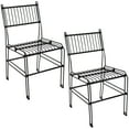 thumbnail image 1 of Sunnydaze Outdoor Furniture Steel Wire Dining Chairs - Black - 2pc, 1 of 8