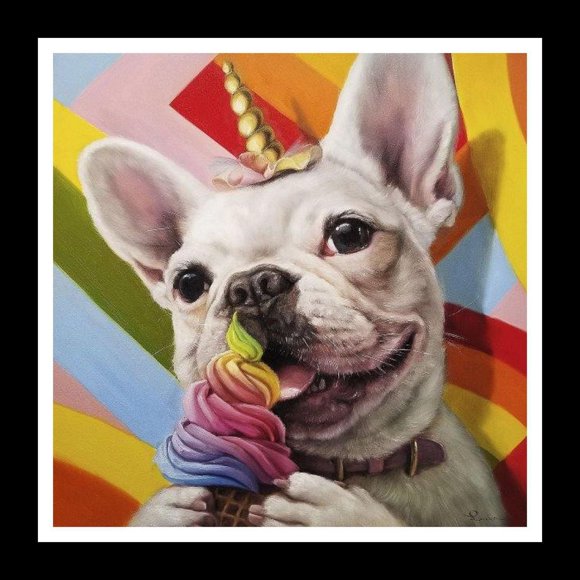 Rainbow Party, By Lucia Heffernan-Framed Art