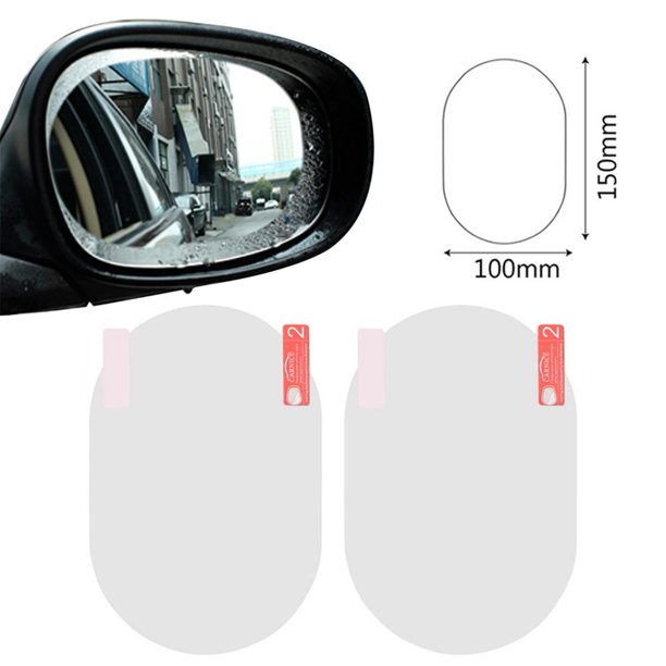 2x espejo lateral para coche, película antiniebla a prueba de lluvia, películas protectoras para espejo retrovisor Ndcxsfigh Accesorios para autos y motos