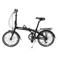 thumbnail image 3 of Green Zone Lightweight Alloy 20" Folding Bike for Adults with 7-Speed Shimano Shifter, Bike Carrying Bag Included, Foldable Commuter Bicycle, Black, 3 of 7