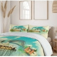 thumbnail image 6 of Ambesonne Australia Duvet Cover Set, Cityscape Sydney, 2-Calking, Cream and Multicolor, 6 of 7