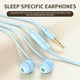 thumbnail image 3 of Auriculares Pisexur para dormir para hombres, auriculares con micrófono, tapones para los oídos con cable para niños, organizador de electrónica., 3 of 3
