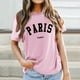 thumbnail image 1 of MKLEKYY Playeras Mujer Casual Camiseta Informal Estampada De Cuello Redondo Para Mujer Talla L, 1 of 3