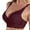 Red, variant on Vrotazzy Womens Thin Cup Large Size Lace Bra Adjustable Comfortable Underwear
