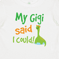 thumbnail image 4 of Inktastic My Gigi Said I Could Grandson Dinosaur Boys Baby T-Shirt, 4 of 5