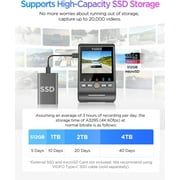 VIOFO A329S 4K 60FPS Dash Cam, Power Saving Parking Mode, Wi-Fi 6 App Control, STARVIS 2 Sensor, Supports up to 4TB SSD or 512GB microSD Card