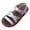 Silver, variant on TOWED22 Girls Strap Sandals Braided Upper Flat Dress Sandals Round Open Toe Summer Shoes Little Kid/Big Kid（Silver,8）