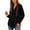 Black, variant on Oversized Hooded Sweatshirt for Women Long Sleeve Drawstring V Neck Pullover Sweatshirts Loose Casual Fall Tops (XL, Red)