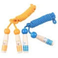 thumbnail image 2 of 2.6m Adjustable Wooden Handle Skipping Rope Student Sports Goods (Orange), 2 of 5