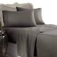 thumbnail image 1 of Egyptian Bedding Luxurious Rayon from Bamboo Sheet Set - Full Size Gray 1000 Thread Count Cotton Sheet Set (Deep Pocket), 1 of 3