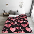 thumbnail image 5 of Sikiie Hearts Ultra-Soft Micro flannel Blanket Luxury All Seasons Warm Blanket for Bedding Sofa and Travel (4 sizes)-50"x40", 5 of 7