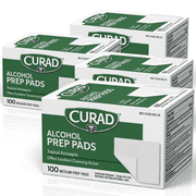 Curad Alcohol Prep Pads, Medium 2-Ply, 400 Count