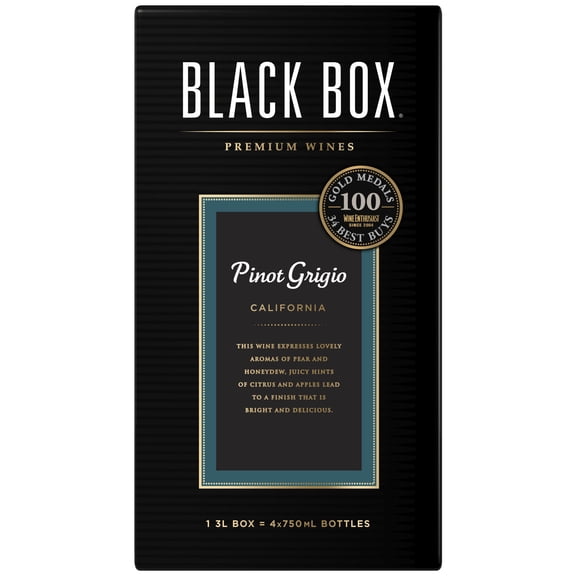 Black Box Pinot Grigio White Wine, 3 L Box