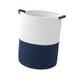 thumbnail image 4 of Cesta de almacenamiento multiusos, cesto para ropa, cesto para ropa sucia tejido para el hogar, cesto para ropa sucia para organizar el dormitorio, la Azul, 4 of 9