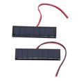 thumbnail image 3 of 2pcs 4V 0.2W Polycrystalline Solar Panels, 75x25mm Epoxy Solar Boards with Wires (No Power Storage Function) - Ideal for Small Home Projects, Low-Power Device Charging, Scientific Experiments & DIY, 3 of 7