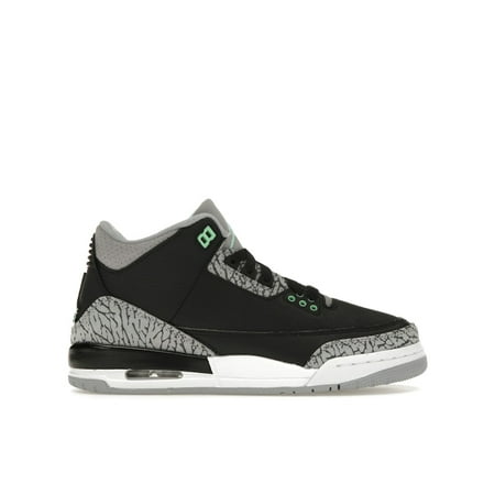 Jordan Kid's 3 Retro Green Glow Basketball Shoes, from StockX