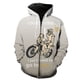 thumbnail image 1 of Sudadera con capucha y cremallera para hombre, estilo punk, de motocicleta, con estampado 3D, de gran tamaño, de manga larga, unisex, para adolescentes, gran oferta 2024, ropa de calle divertida, 1 of 6