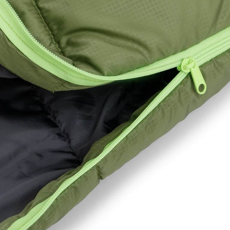 Ozark Trail Sleeping Bag 50F Compact Mummy Green 88.6x31.5 inches