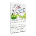 thumbnail image 2 of "Happy Holidays Houses" By Sarah Ogren, Fine Art Giclee Print on Gallery Wrap Canvas, Ready to Hang, 2 of 3