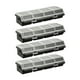 thumbnail image 2 of Organizador de tornillos de 4 piezas, organizador de almacenamiento, divisor, 4 compartimentos, contenedores, cajas, estuches para artículos pequeños, Negro, 2 of 8