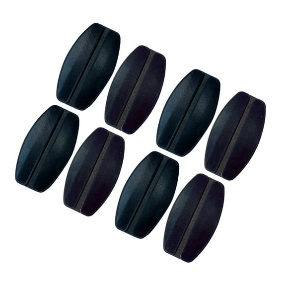 More of Me to Love Bra Strap Holder 4-Pack Black (8 Units) - Keeps Straps On Shoulders