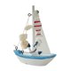 thumbnail image 3 of Modelo de velero, artesanía con temática náutica, adorno decorativo hecho a mano para la decoración del hogar. Estilo B, 3 of 8