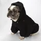 thumbnail image 1 of Sueter Sudadera Con Gorro Negro Perro Ropa Mascota, 1 of 3
