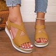 thumbnail image 1 of MKLEKYY Sandalias de Playa para Mujer, Sandalias Grandes de Verano para Mujer, Nuevas Sandalias Informales Con Tacón de Punta Plana y Boca de Pez para Mujer, 1 of 4