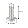 thumbnail image 3 of Tornillos de máquina Unique Bargains, tornillo Phillips M3x8mm, acero inoxidable 304, fijaciones 100Pcs, 3 of 3