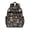 Mushroom and Flower, variant on Mushroom and Flower Black Pattern Backpack for School, Cute School Bag with Adjustable Shoulder Straps and Padded Back, 15.25"x11.5"x5.25"